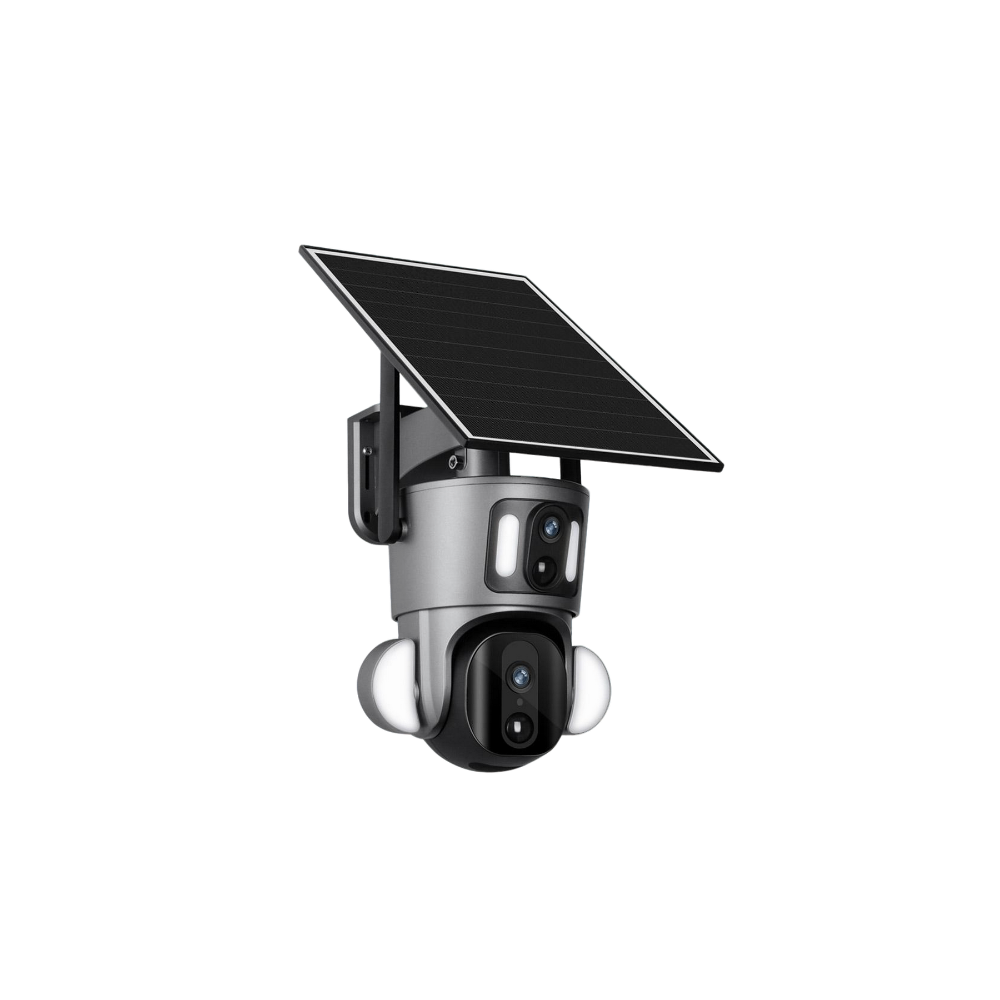 CN-415G2K Çift Lensli Düşük Güçlü 4G Solar PTZ Kamera