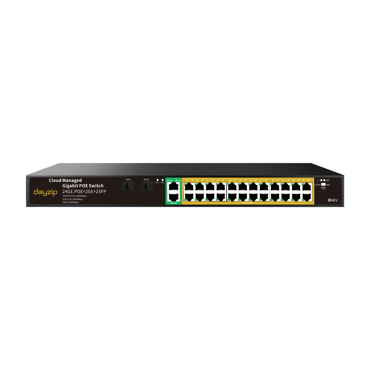 DZ-GPS42424 Port Akıllı Yönetebilir PoE Switch