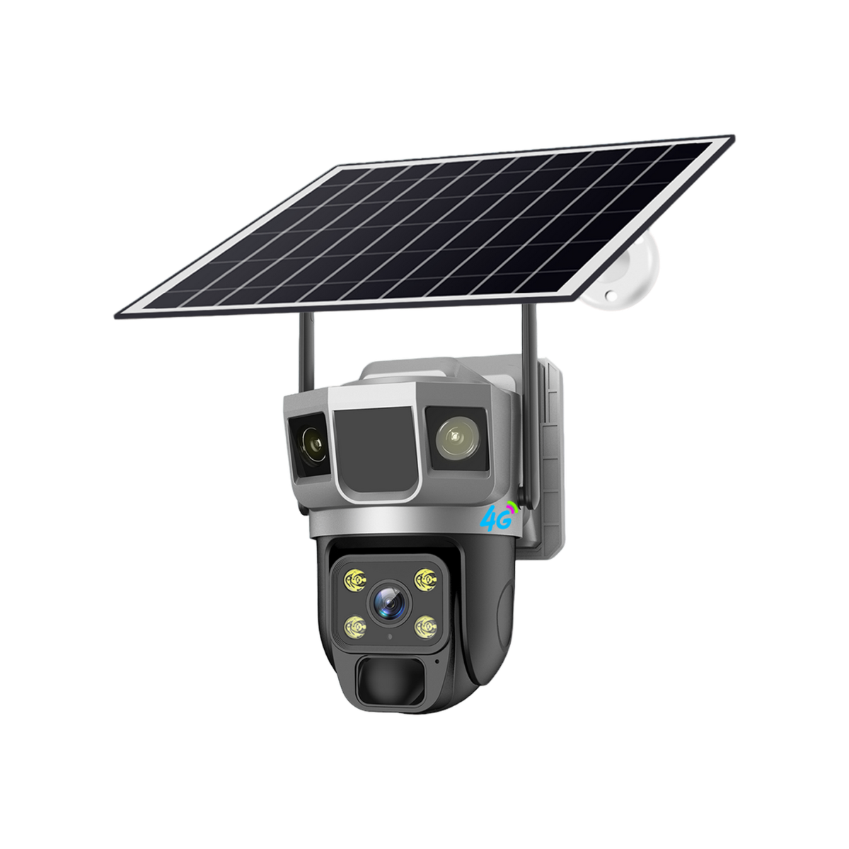 CN-123GÇift Lensli 6MP 4G Solar PT Kamera
